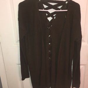 Olive Green Cardigan